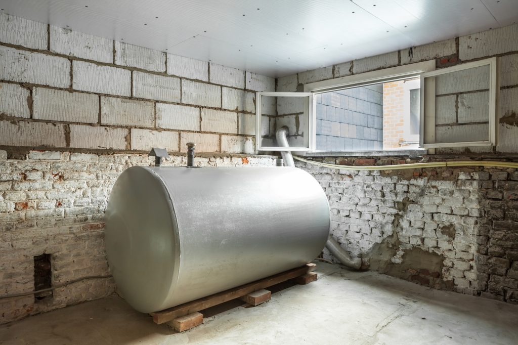 Basement Oil Tank Exchange Program, How To Get Old Oil Tank Out Of Basement